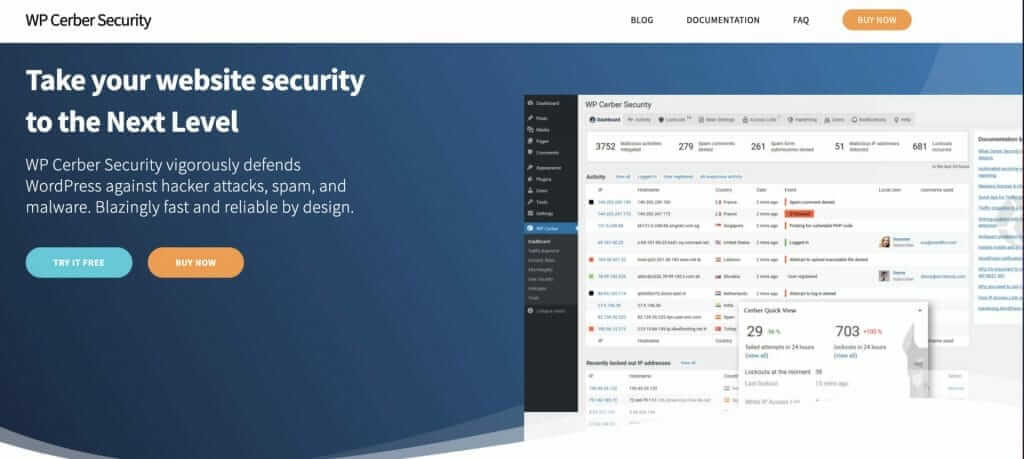WP Cerber Security - Sårbarhet i kode